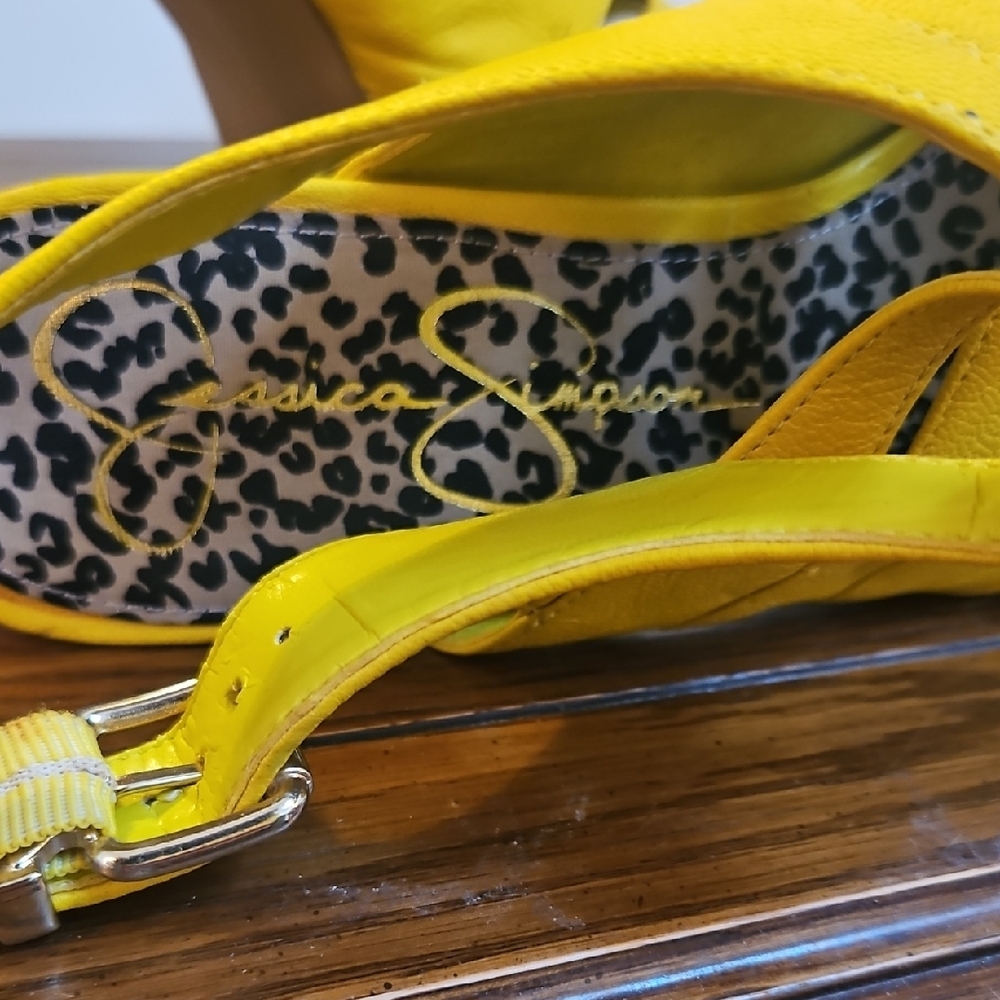 Yellow Platform Heels - Picture 4 of 9
